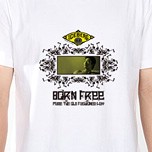 撞色插肩男装T恤